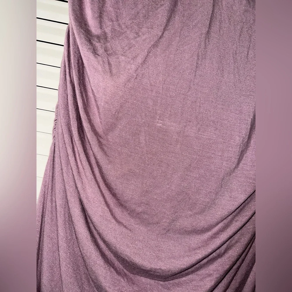 Rachel Pally Ruched Side Slit Stretch Jersey Skirt * SEE MEASUREMENTS*‎